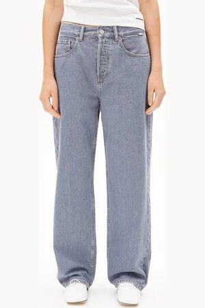 Armedangels Boyfriend-Jeans HAAYI Damen Baggy Jeans Bio-Baumwoll Mix Baggy Fit (Non-Stretch, 1-tlg., Baggy Fit) fog - Verkäufer: