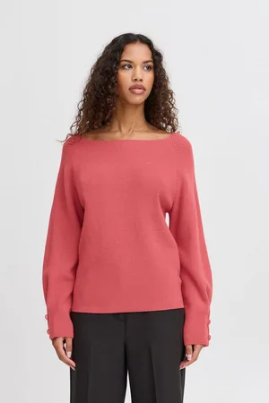 Ichi Longsleeve IHBOSTON LS9 Elegantes Lamgarmshirt - Verkäufer: meinemarkenmode