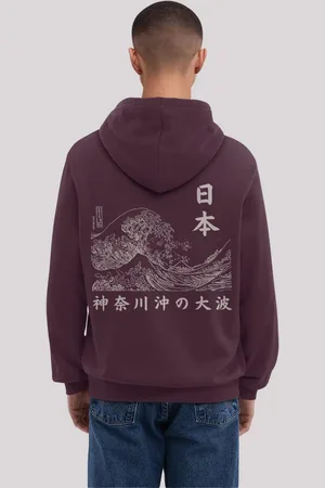 F4NT4STIC Kapuzenpullover Kanagawa Welle Golden Gai Premium Qualität