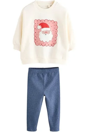 Next Top & Leggings Weihnachtliches Sweatshirt und Leggings, Santa (2-tlg) - Verkäufer: Germany GmbH