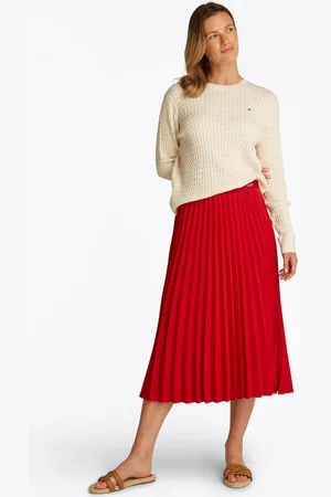 Tommy Hilfiger Langarmbluse SOFT VIS V NECK LS BLOUSE mit Raffungen