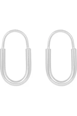 Jukserei Paar Creolen Damen Silber - La Piscina Mini Ohrringe - oval 2 cm, Silber 925 - Verkäufer: Jan Eißmann