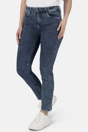 Stooker Women 5-Pocket-Jeans Zermatt Fashion Straight Fit Straight Fit Casual Acid Wash Denim Jeans für Damen