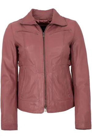 Jilani Lederjacke Violetta - Damen Lederjacke Lammnappa rose - Verkäufer: Lederjacken24