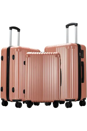 ABISTAB Hartschalen-Trolley Voyager S/M/L/Set Hartgepäck, 4 Rollen, Reisekoffer, Zahlenschloss, Handgepäck-Koffer - Verkäufer: OUBO Shop