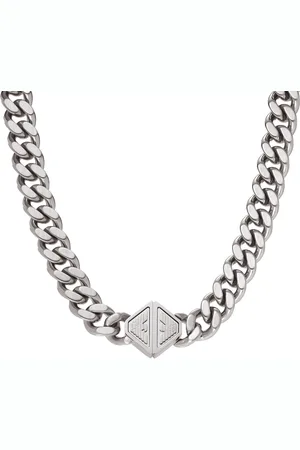 Emporio Armani Kette mit Anhänger Schmuck Geschenk Edelstahl Halskette, EGS3131040