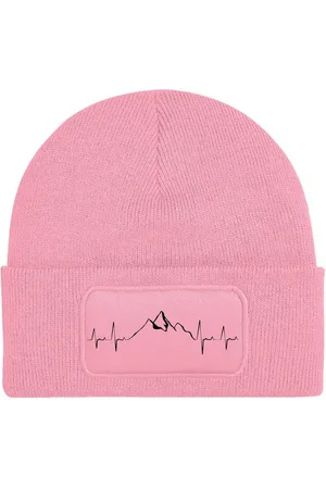 Youth Designz Beanie Unisex Kinder Mütze "Heart Beat Mountain" Bergwandern Print Geschenk mit lustigen und stylischen Aufdruck für Jungen und Mädchen Statement - Verkäufer: EmDa Trading GmbH