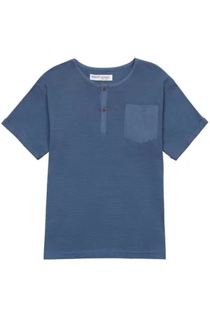 Minoti Henleyshirt T-Shirt aus Baumwolle (3y-14y) - Verkäufer: