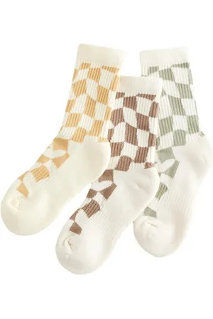 Next Basicsocken Socken mit Polstersohle, Schachbrettmuster 3 Stk. (3-Paar) - Verkäufer: Germany GmbH