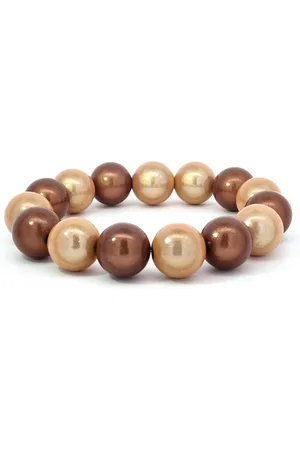 Impala Perlenarmband Armband Wonder aus leuchtenden 3 D Perlen 14mm - Verkäufer: Silberschmuck