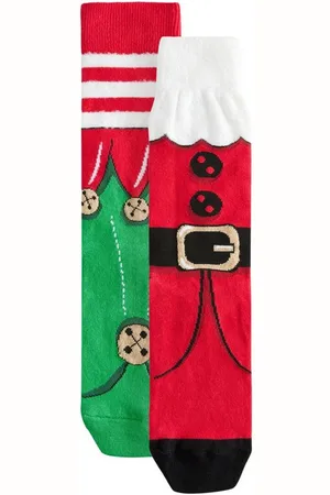 Next Basicsocken Socken mit Weihnachtsmuster, 2er-Pack (2-Paar) - Verkäufer: Germany GmbH