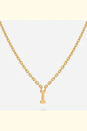 Pernille Corydon Kette mit Anhänger Damen Gold - Urban Notes Buchstabenkette - Buchstabe I, Silber 925, 18 Karat vergoldet - Verkäufer: Jan Eißmann