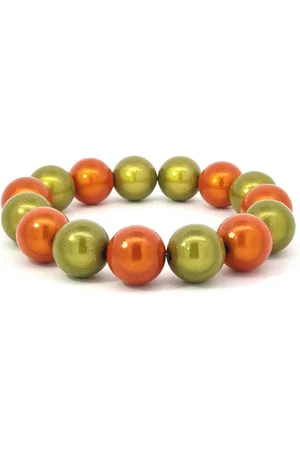 Impala Perlenarmband Armband Wonder aus leuchtenden 3 D Perlen 14mm - Verkäufer: Silberschmuck