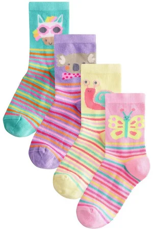 Next Kurzsocken 4er-Pack Gestreifte Socken mit Motiv und Baumwolle (4-Paar) - Verkäufer: Germany GmbH