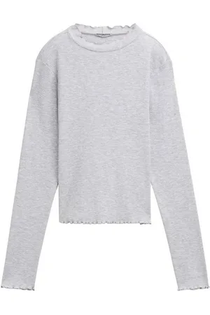 TOM TAILOR Langarmshirt Cropped Langarmshirt mit Bio-Baumwolle - Verkäufer: