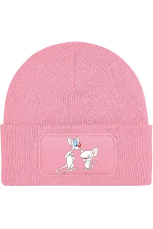 Youth Designz Beanie Unisex Kinder Mütze "Pinky Brain" Zeichentrickserie Print Geschenk mit lustigen Aufdruck Beanie für Jungen und Mädchen Statement - Verkäufer: EmDa Trading GmbH
