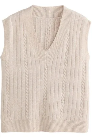 Next Stricktop Gestricktes Tanktop mit V-Ausschnitt (1-tlg) - Verkäufer: Germany GmbH