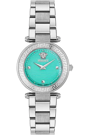 VERSACE Quarzuhr REVE PETITE VEBFA0124, Armbanduhr, Damenuhr, Swiss Made, Edelstahlarmband, analog, Saphirglas