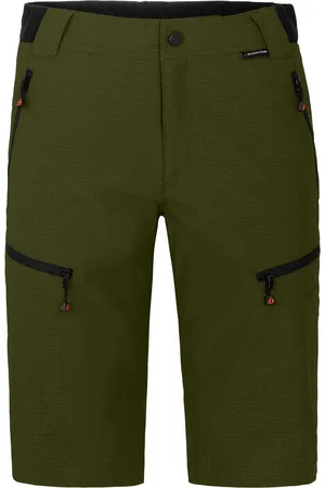 Bergson Outdoorhose LEBIKO Bermuda Herren Wandershorts, robust, elastisch, Normalgrößen, dunkel - Verkäufer: