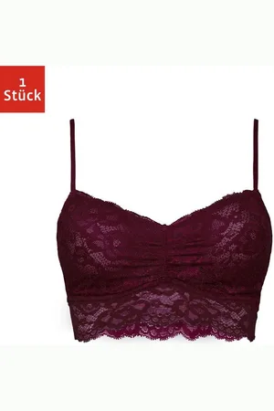 Snocks Bustier Spitzen-BH Damen (1-tlg) Soft Bustier ohne Bügel aus Spitze, Dessous - Verkäufer: GmbH