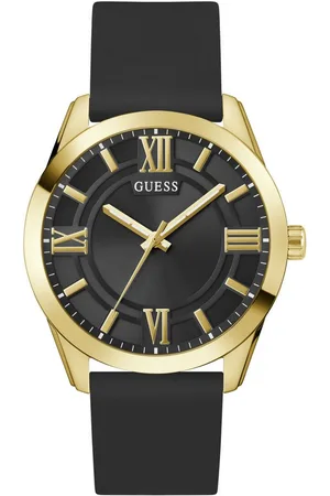 Guess Quarzuhr ELLIOT GW0894G2, Armbanduhr, Herrenuhr, Silikonarmband, analog