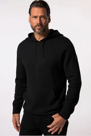 JP 1880 Rundhalspullover JP 1880 Strickhoodie FLEXNAMIC® Kapuze bis 8 XL - Verkäufer: Popken Fashion Group
