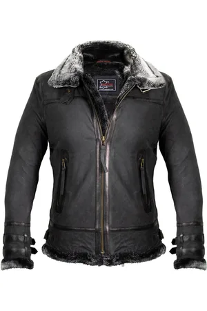 MDM Lederjacke Damen Fell Lederjacke Mit einem Fell Gefüttert - Verkäufer: LEDER