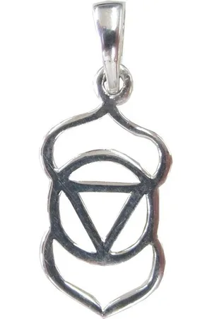 Saraswati Kettenanhänger Anhänger "Ajna Chakra" Silber 925 1,4cm, 0,8g - Verkäufer: Devananda