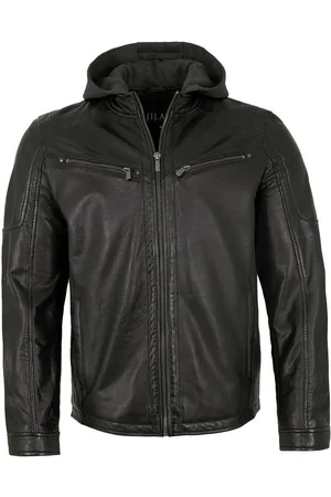 Jilani Lederjacke Joan - Herren Lederjacke Kapuze Lammnappa - Verkäufer: Lederjacken24