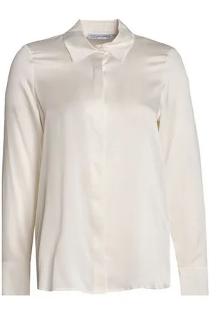 SILK AND CASHMERE Businesshemd Langarmhemd aus 100 % Seide – luxuriös, perfekt für jeden Anlass - Verkäufer: MegaMerchant
