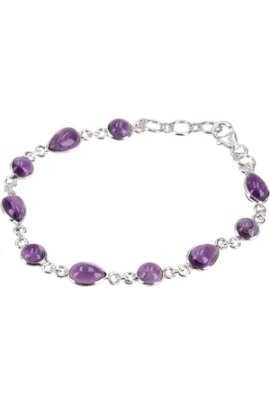 GURU-SHOP Armreif Indisches Boho Silber Armband, Edelsteinarmband.. - Verkäufer: