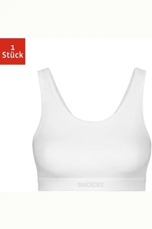 Snocks Bustier Soft BH (1-tlg) aus Bio Baumwolle, breite Träger für maximalen Komfort - Verkäufer: GmbH