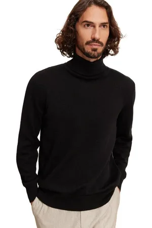 SILK AND CASHMERE Sweater Herren-Rollkragenpullover aus 100 % Kaschmir, weich, klassisch, S-2XL - Verkäufer: MegaMerchant