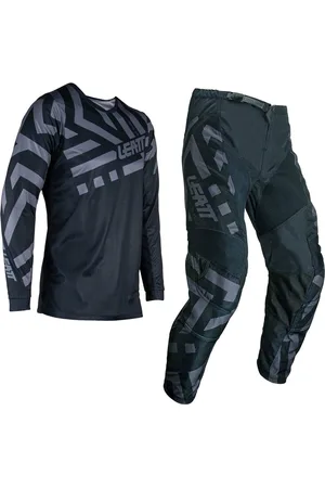 Leatt Motocross-Shirt 3.5 Ride Stealth 2024 Jugend Motocross Jersey und Hose Set - Verkäufer: Fc-Moto
