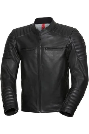 IXS Motorradjacke Classic LD Dark Motorrad Lederjacke atmungsaktiv protektoren reißverschluss - Verkäufer: Fc-Moto