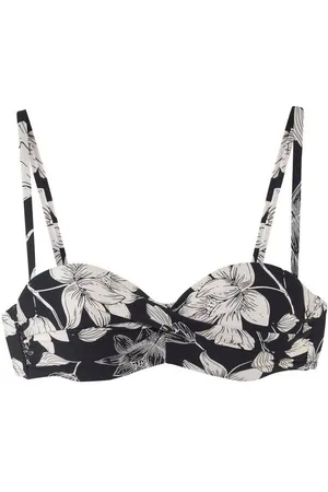 QS by s.Oliver Bügel-Bandeau-Bikini-Top Lady, mit floralem Design