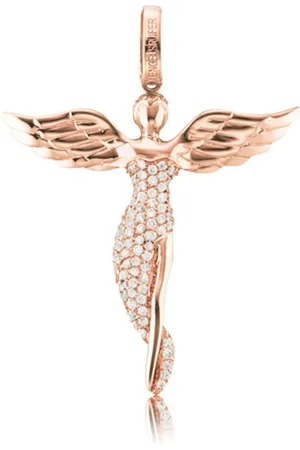 Engelsrufer Engelanhänger Anhänger ERP-ANGEL-MR Silber Engel Roségoldfarben Zirkonia (1-tlg) - Verkäufer: Juwelier-Bacak