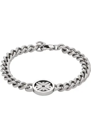 Emporio Armani Edelstahlarmband KREIS, RUND, LOGO, EGS3041040