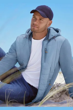 H.I.S Kapuzensweatjacke im vorderen Bereich gesteppt, mit abnehmbarer Kapuze