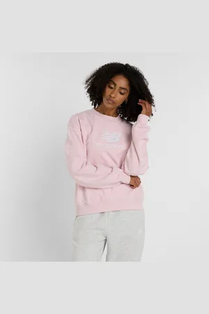New Balance Kapuzensweatshirt Sport Essentials French Terryogo CrewONARCH BURGUNDY