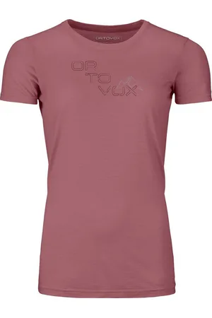 ORTOVOX T-Shirt 185 MERINO TANGRAM LOGO TS W mountain rose - Verkäufer: beim-schaeftlmaier