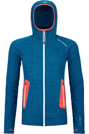 ORTOVOX Fleecejacke FLEECE LIGHT HOODY W - Damen Fleece-Hoody - heritage blue blend - Verkäufer: beim-schaeftlmaier