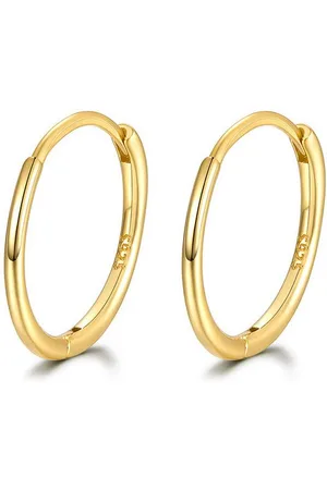 Karma Ohrring-Set Damenohrringe Gold 7 mm Silber 925 Ohrringe Damen (Damenschmuck), Silberohrringe goldfarben modern Creolen - Verkäufer: Sanixa