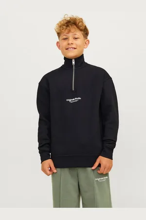 JACK & JONES Sweatshirt JORVESTERBRO SWEAT QUARTER ZIP NOOS JNR