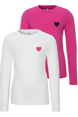 ONLY Langarmshirt KOGJESSIE 2-PACK L/S TOP JRS (Packung, 2-tlg)