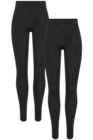 Pieces® Leggings PCAMELIA LEGGINGS 2-PACK NOOS BC (Packung, 2-tlg)