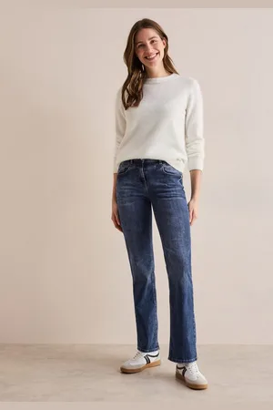 CECIL Bootcut-Jeans High Waist