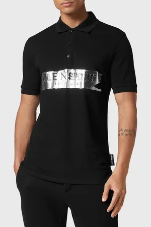 Philipp Plein Poloshirt Silver Brush