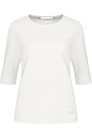 Bianca Rundhalsshirt DINI aus softer Jersey-Qualität in Trendfarbe - Verkäufer: