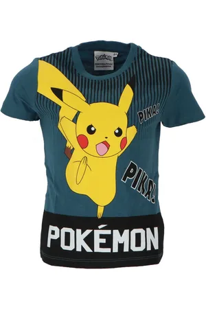 Pokemon Print-Shirt Pokemon Pikachu Jungen T-Shirt Kurzarm Shirt Gr. 104 - 152, 100% Baumwolle - Verkäufer: WS-Trend